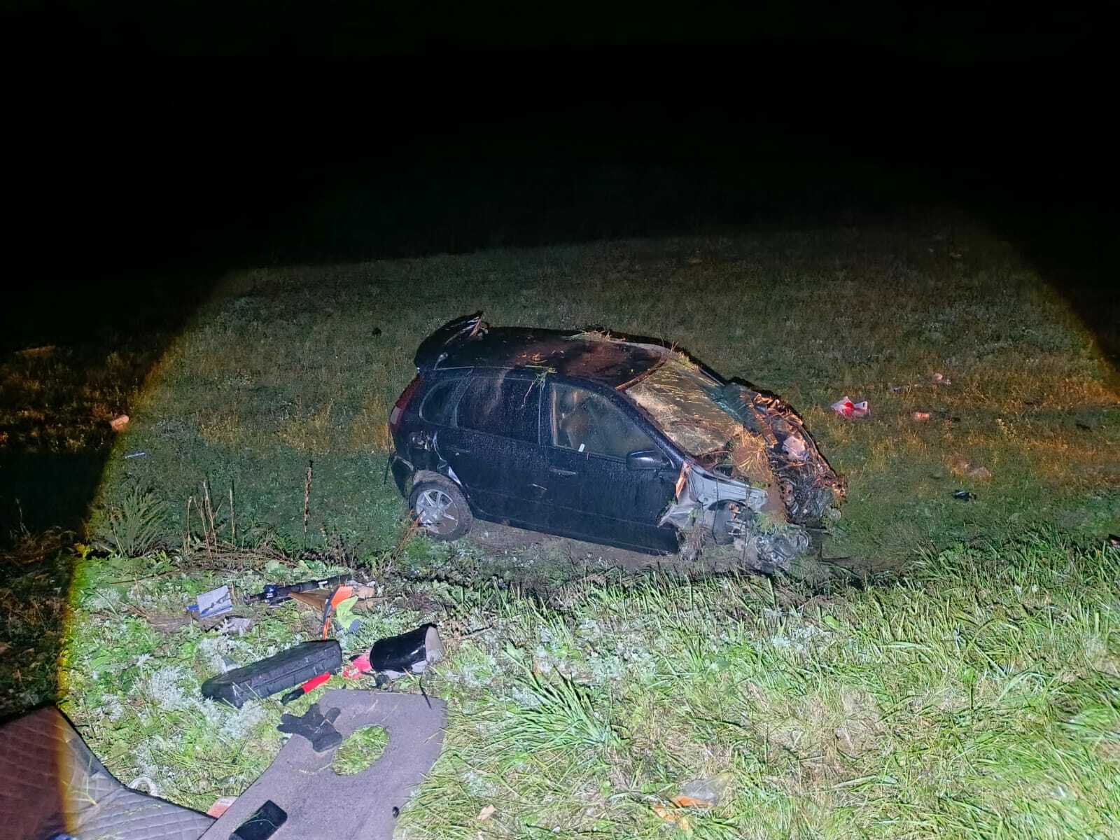 В Туймазах водитель снес остановку