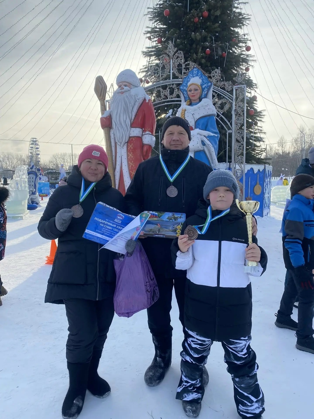 В Туймазах прошли семейные игры на открытом воздухе