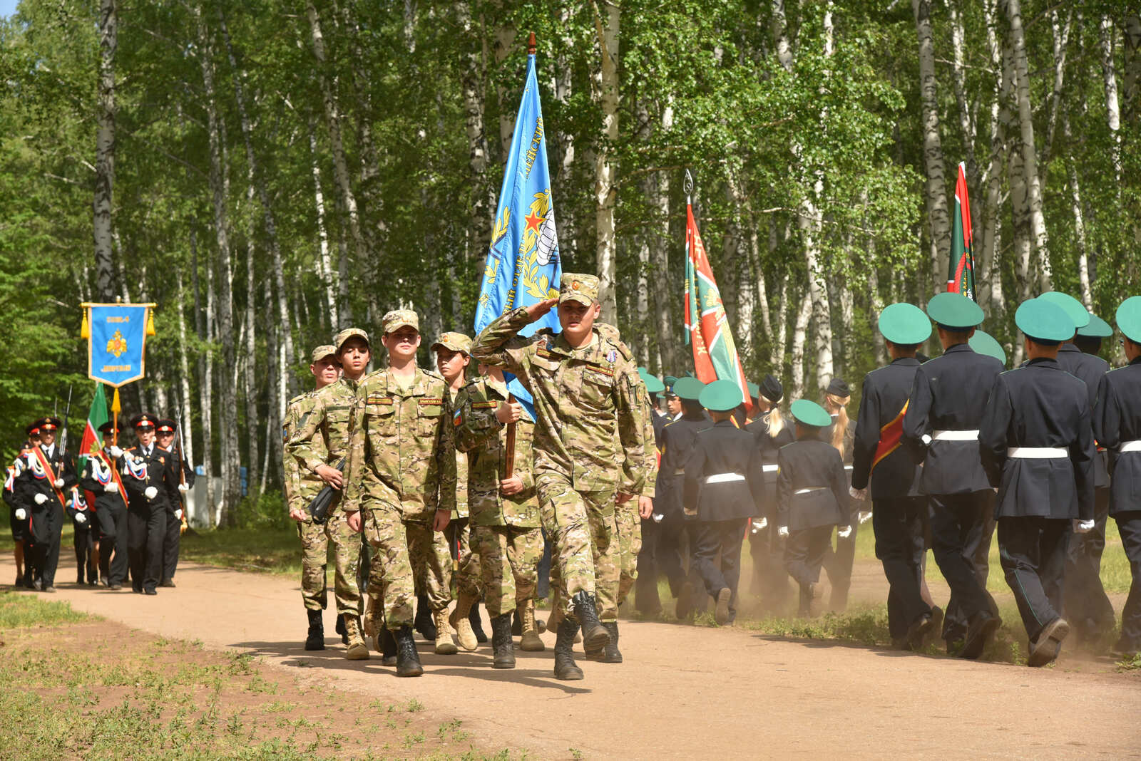 В Башкирии кадеты соревновались в военных дисциплинах
