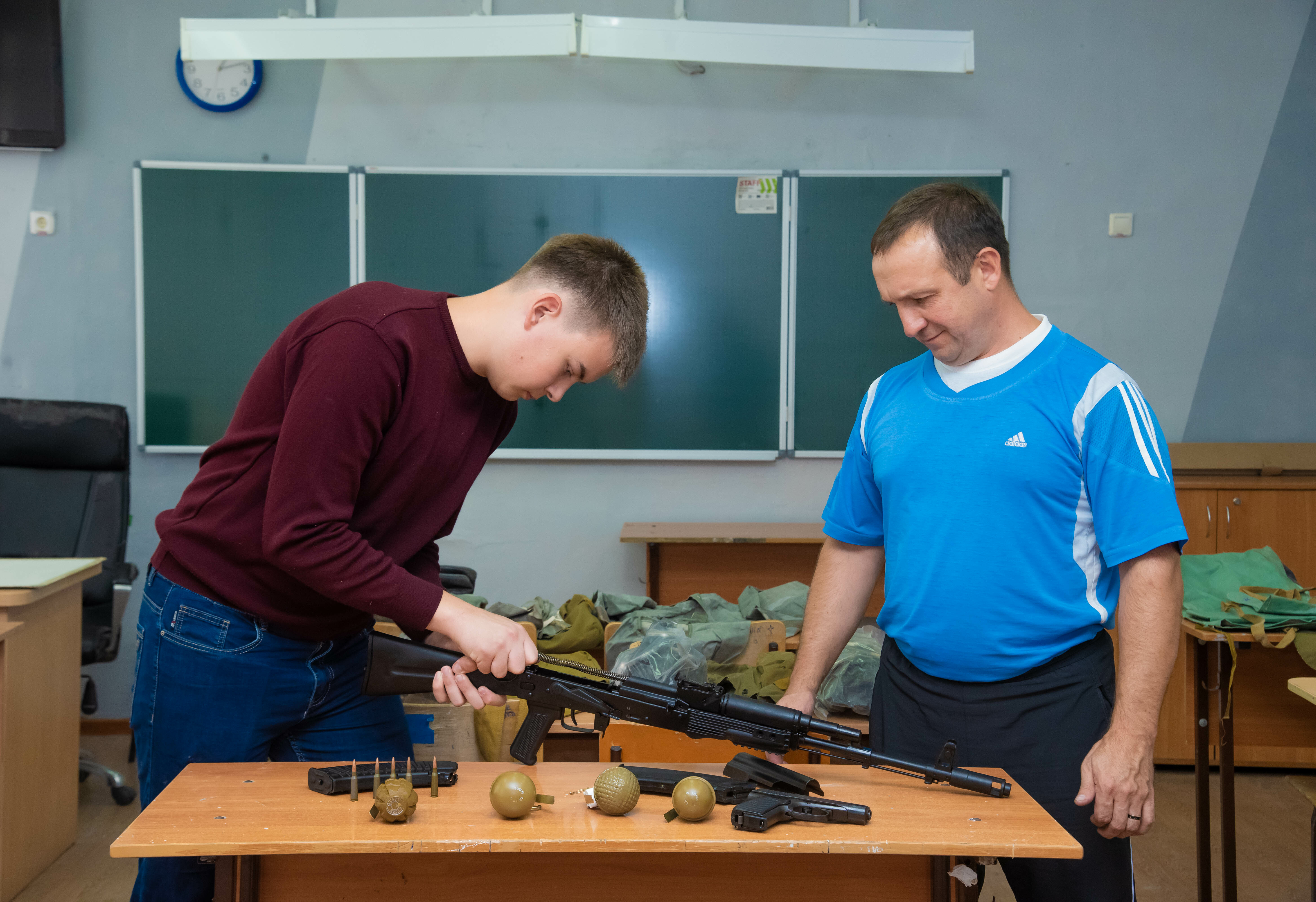 В Туймазах в кабинеты ОБЖ и труда для мальчиков поступило новое оборудование