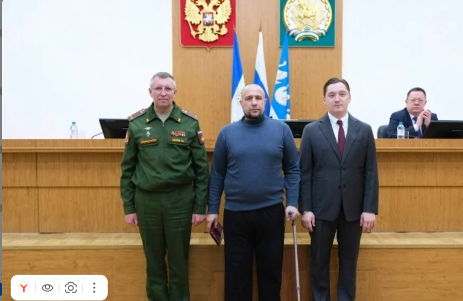 Путин наградил бойца из Башкирии