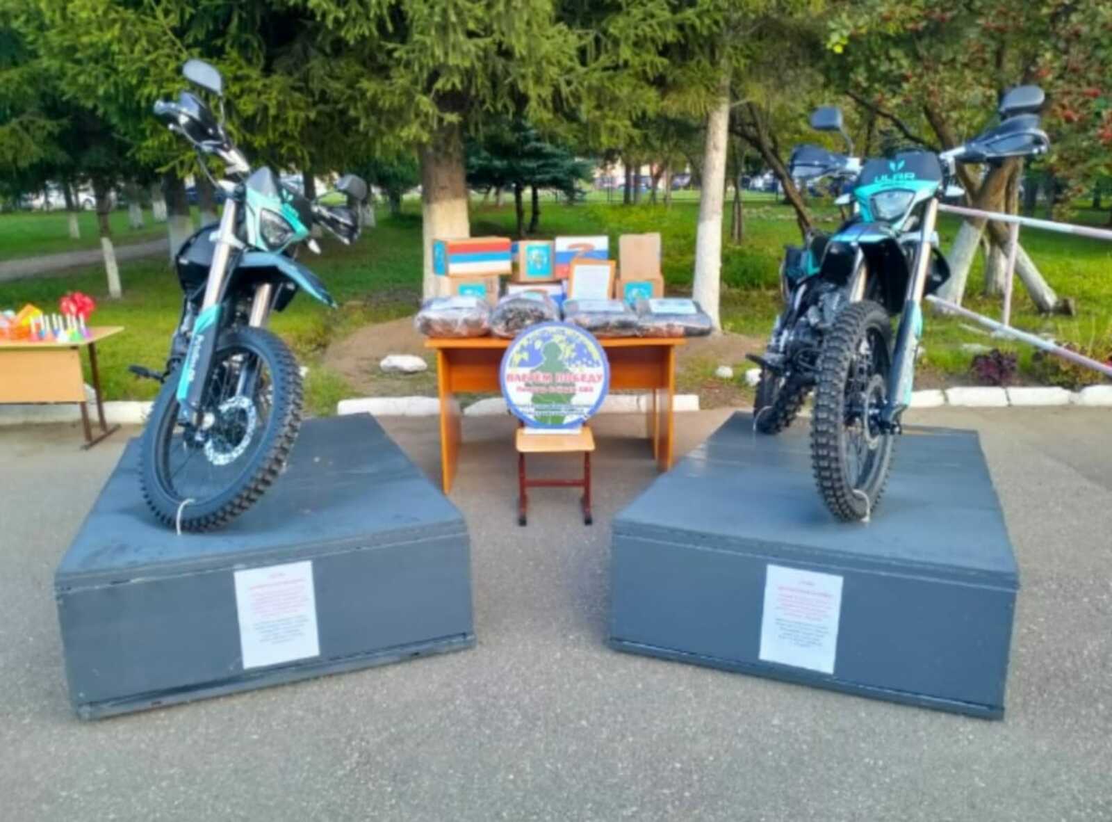 Школа из Туймазов приобрела для бойцов СВО два мотоцикла