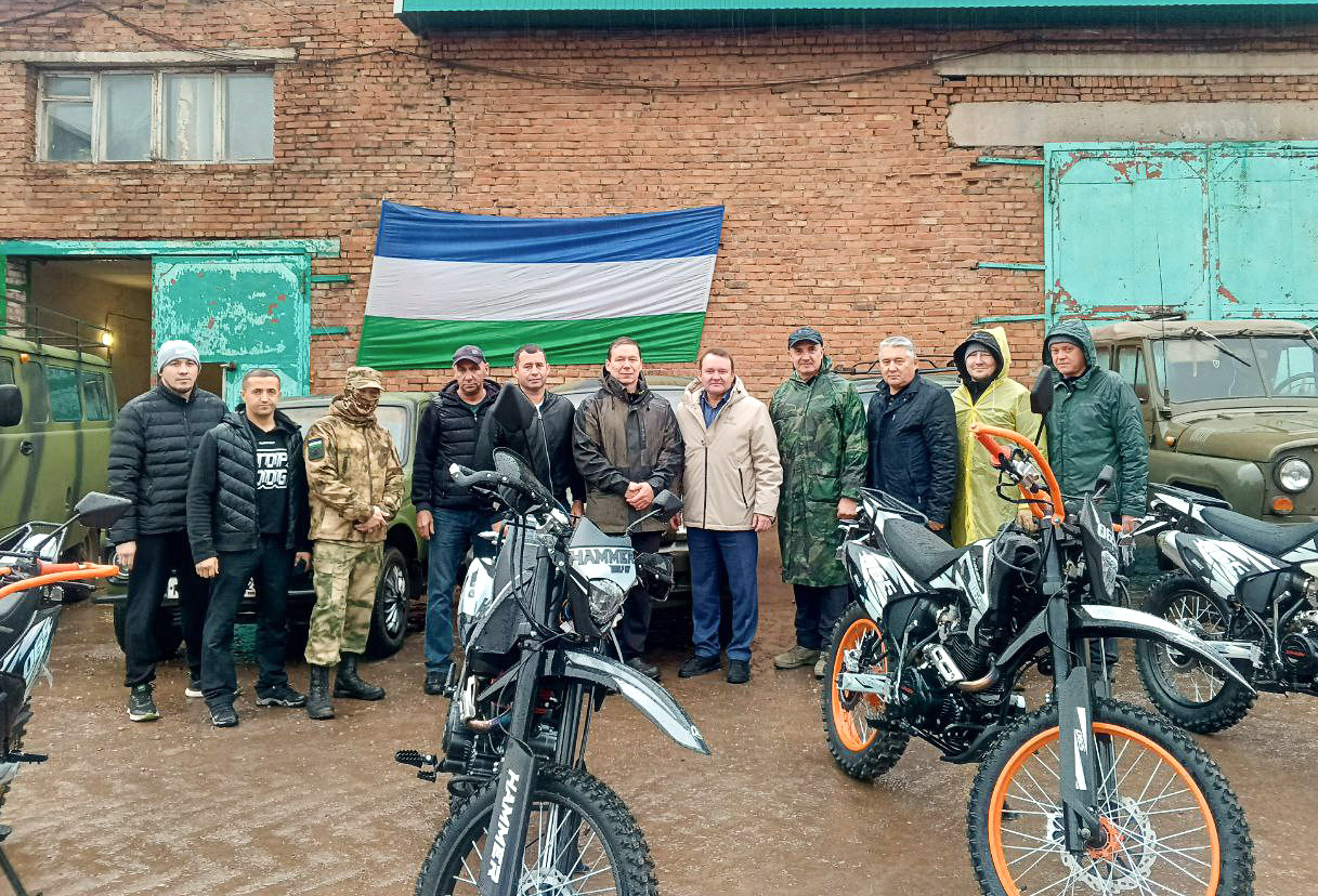 Предприниматели из Туймазов передали бойцам СВО десять единиц техники