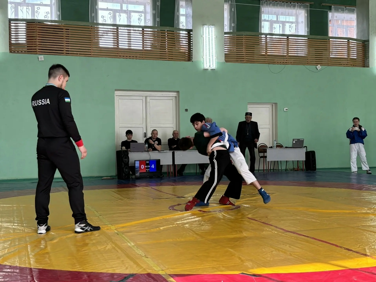 В Туймазинском районе прошли состязания по борьбе на поясах