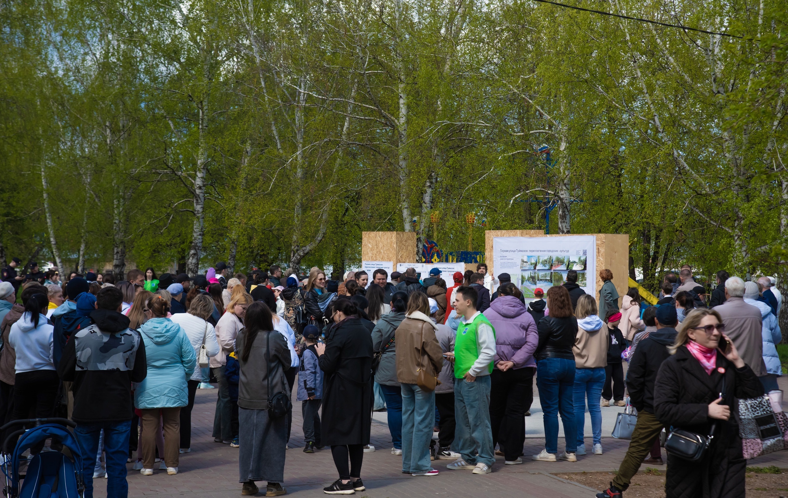 В Туймазах обсудили проект реконструкции сквера