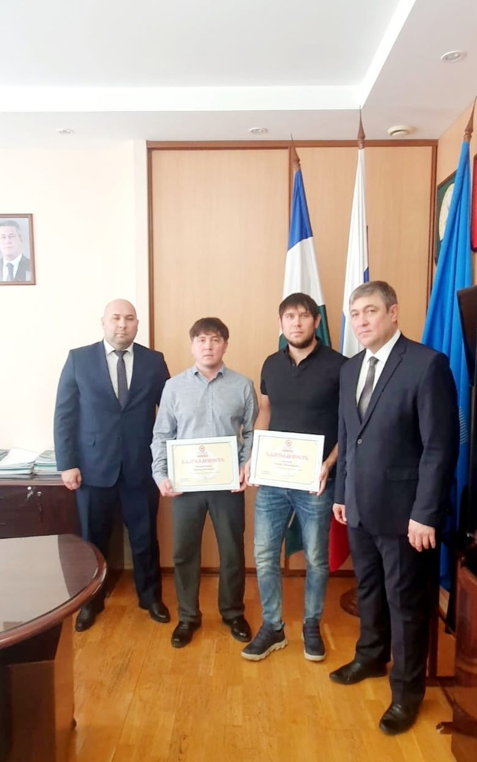 Тренеры из Туймазов получили благодарности всероссийской Федерации самбо