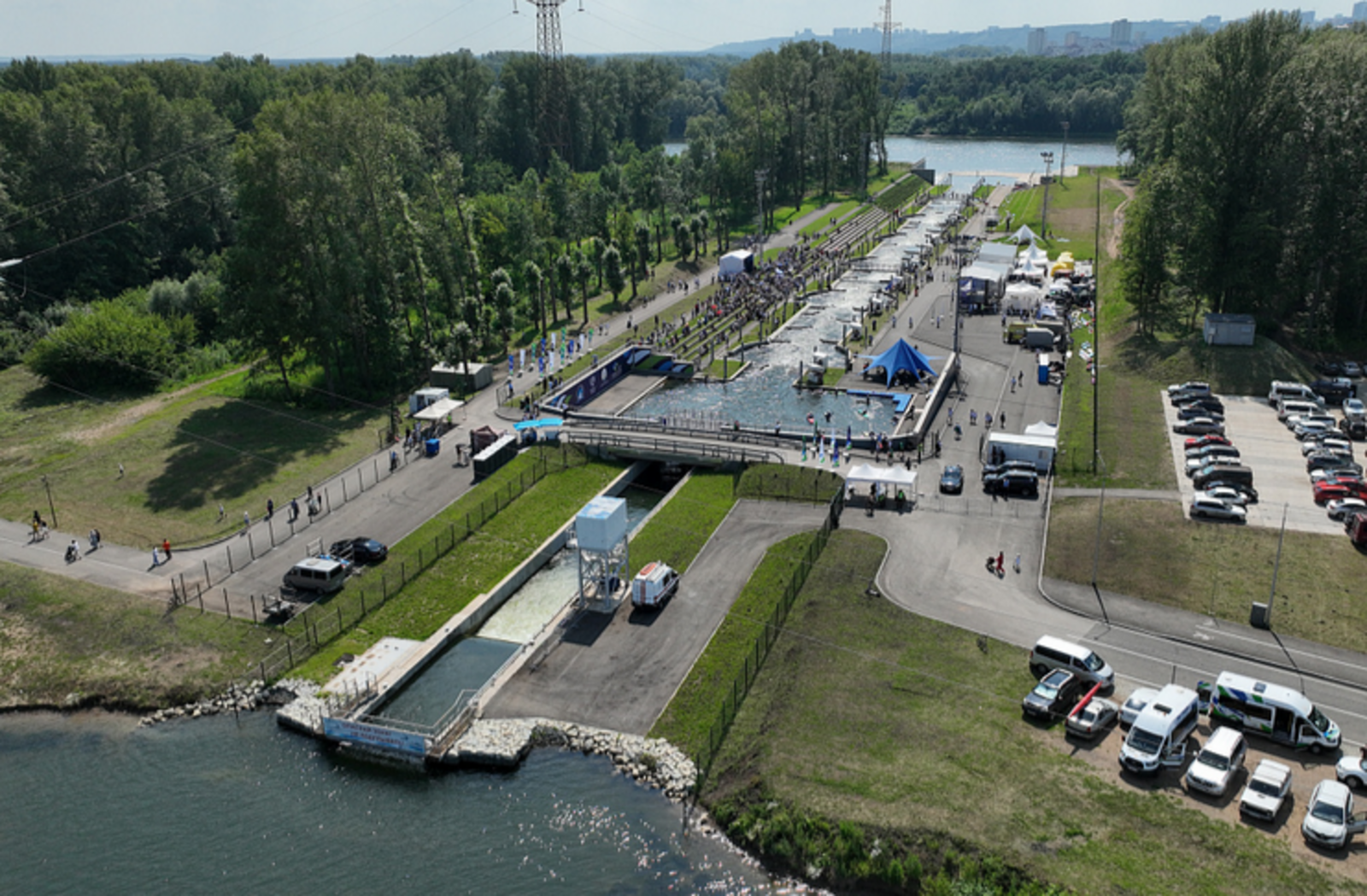 В Уфе впервые проходит Первенство России по гребному слалому