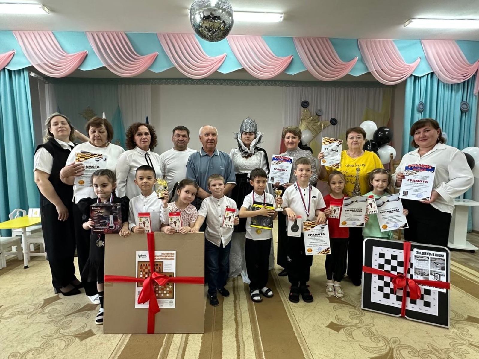 Дошкольники из Туймазов победили в шашечном турнире