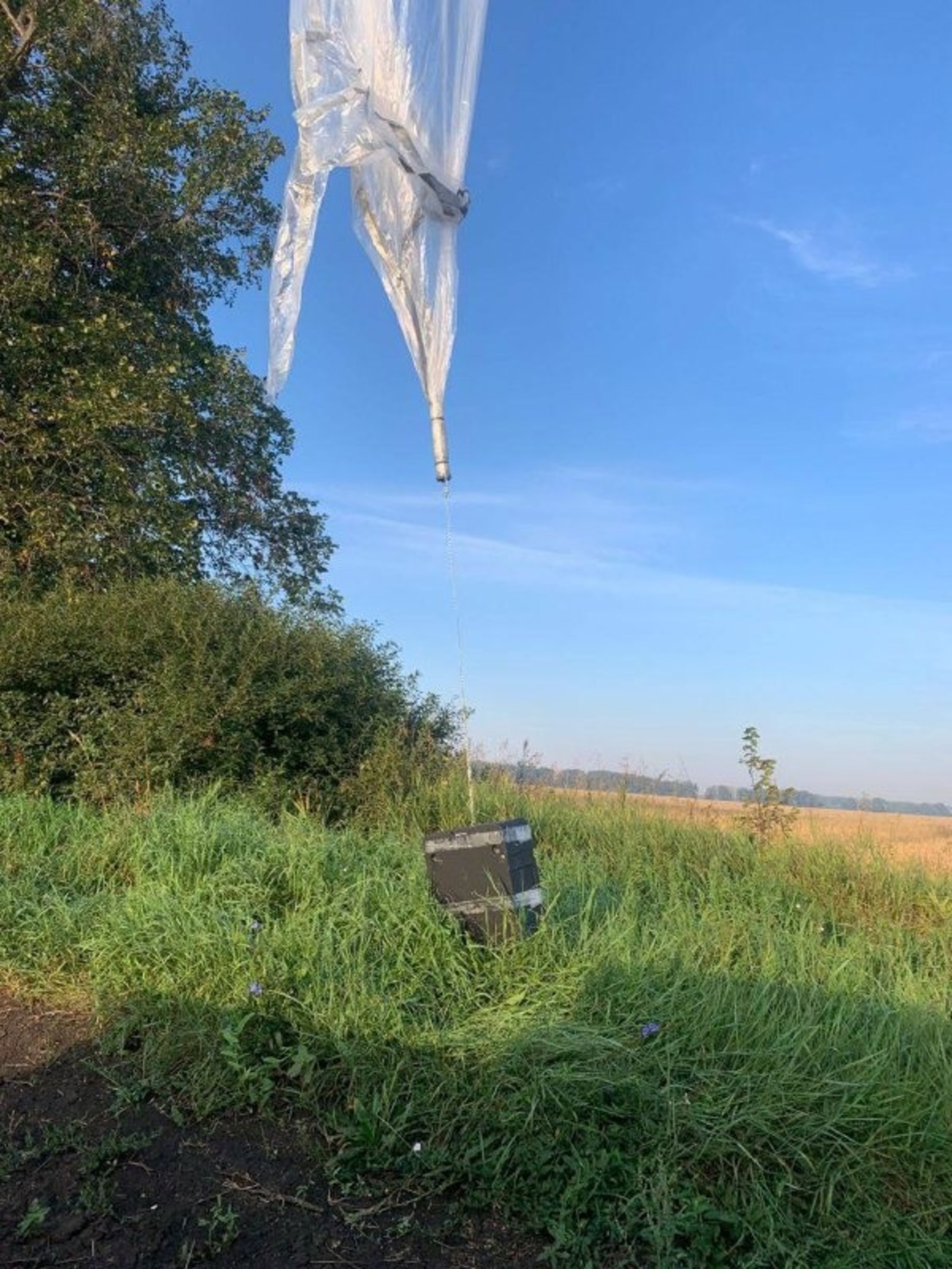 В Башкирии с неба упал черный ящик