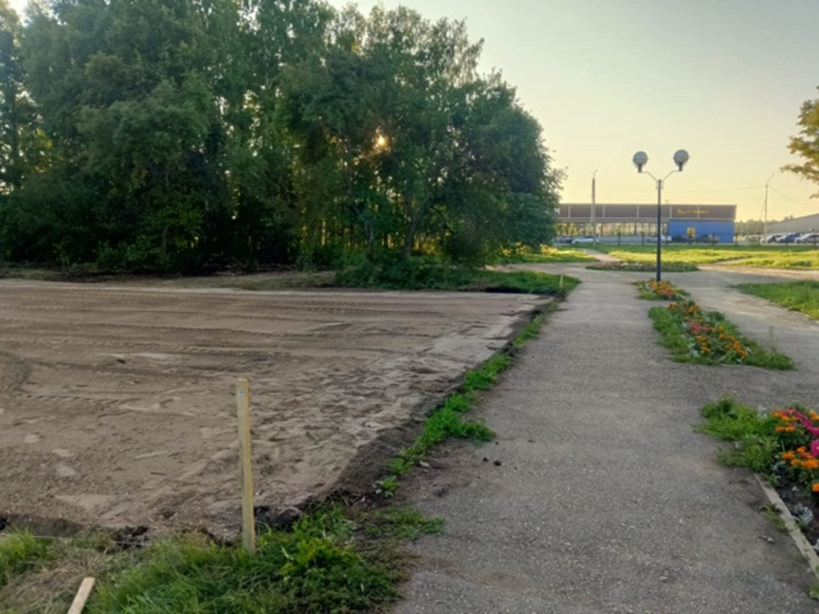В городе Башкирии начали строить площадку для выгула собак