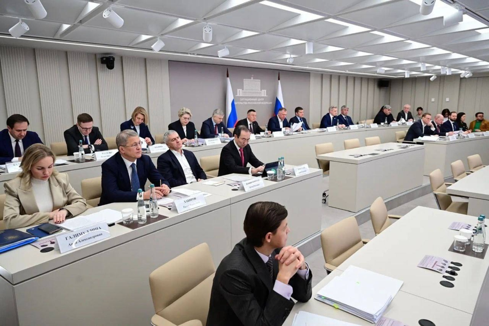 Радий Хабиров доложил в Москве о реализации нацпроектов