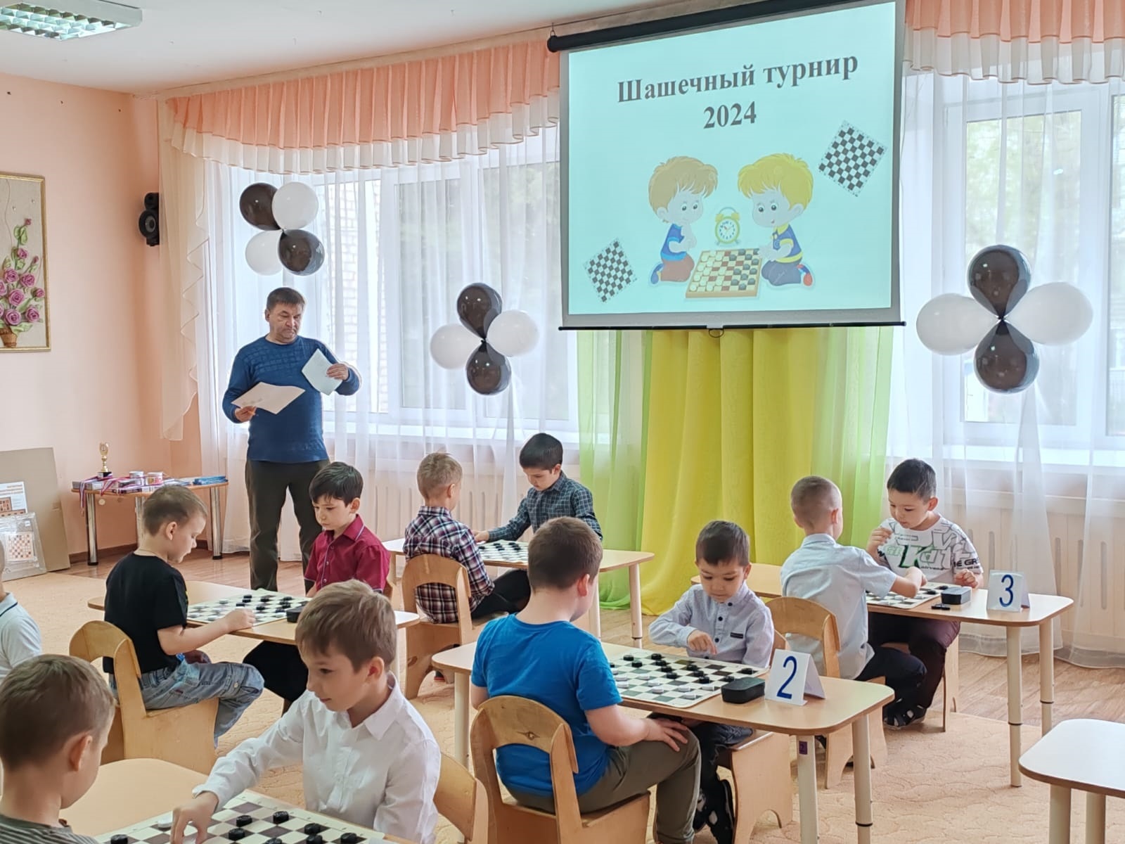 В Туймазах прошел турнир по шашкам среди дошкольников