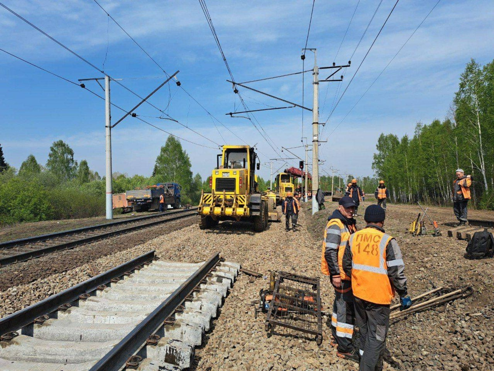На железнодорожной станции Туймазы отремонтировали пути