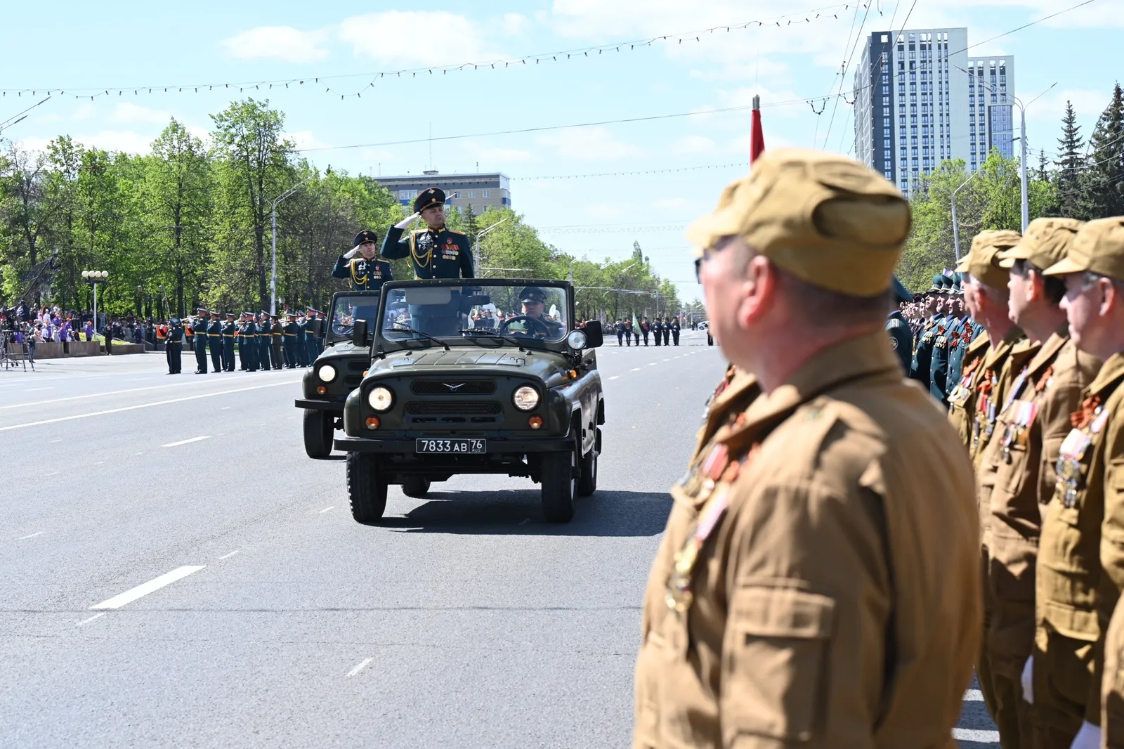 В Уфе прошел парад в честь Дня Победы