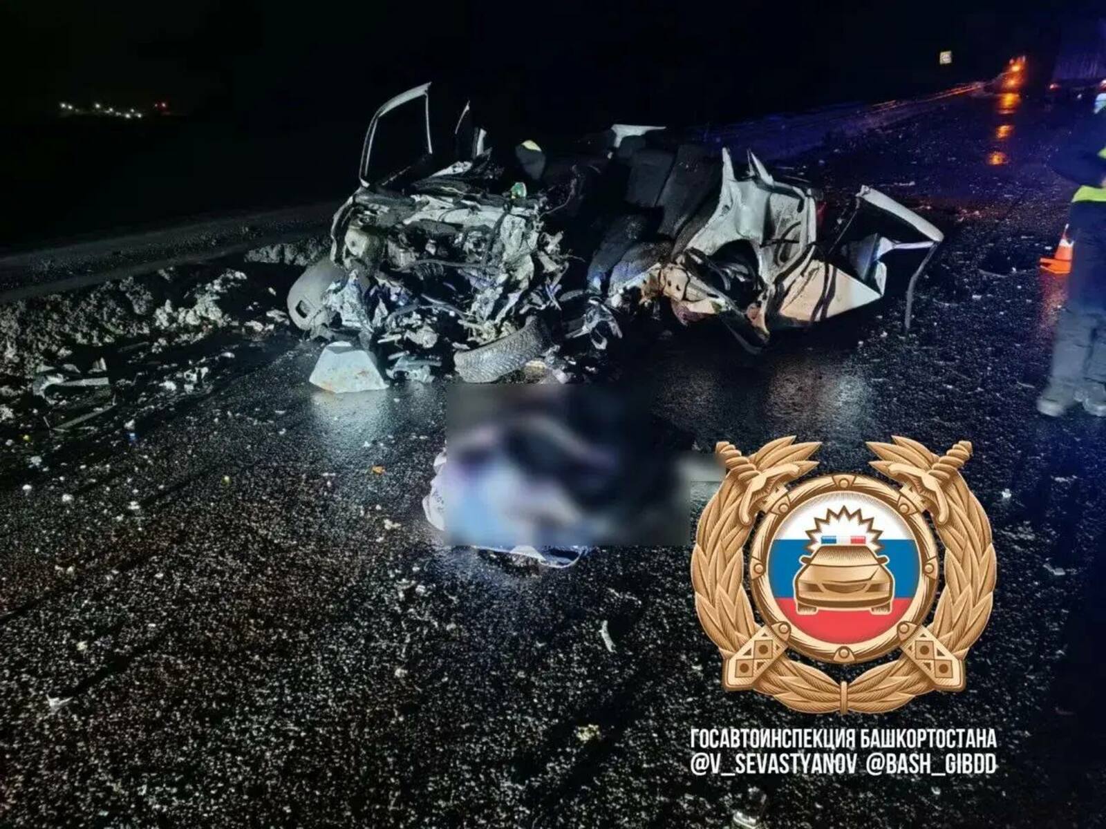 В Башкирии случилась авария со смертельным исходом