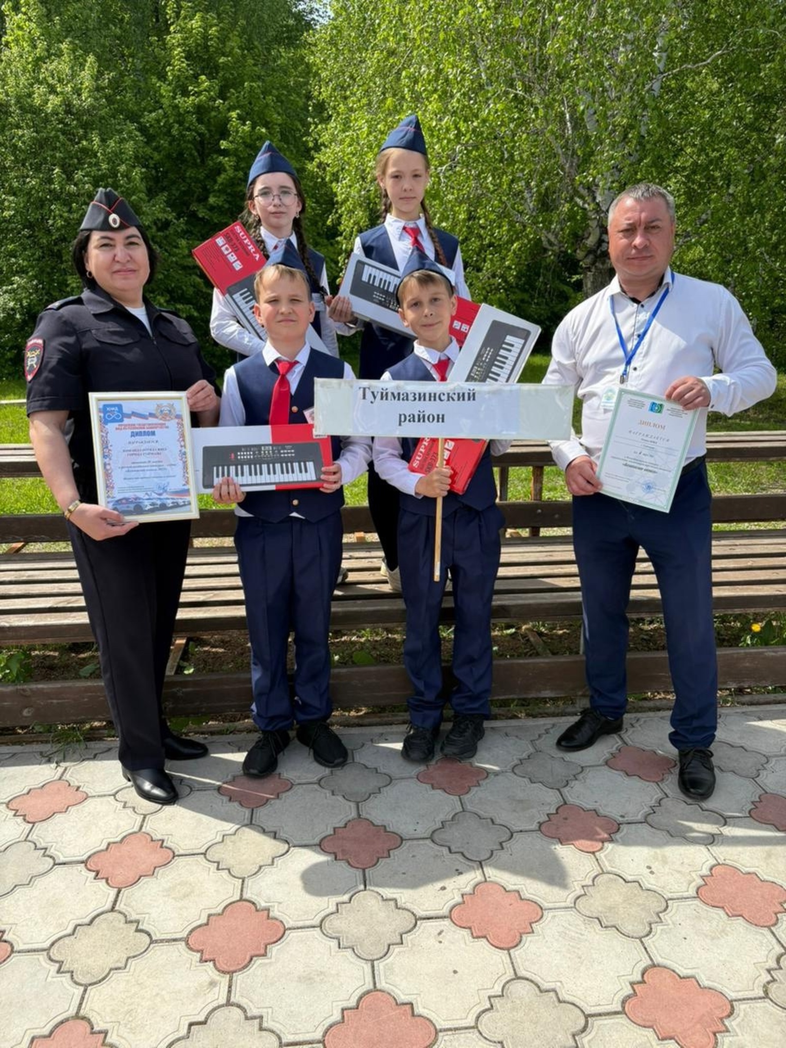 Школьники из Туймазов участвовали в республиканском конкурсе «Безопасное колесо»