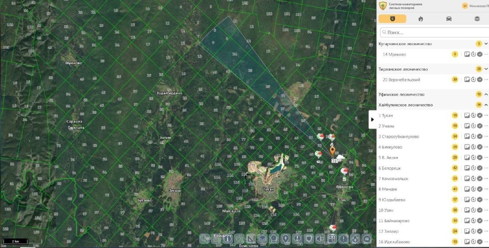 За четыре года «умные» видеокамеры выявили 78 возгораний в Башкирии