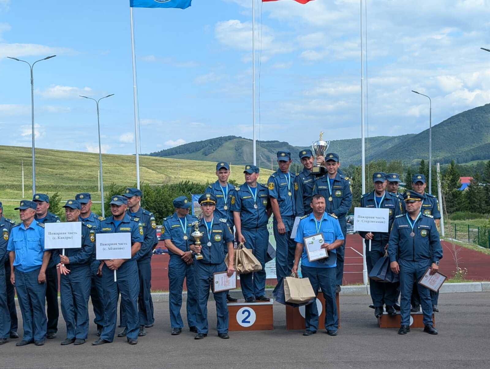Огнеборцы из Башкирии победили в конкурсе профмастерства