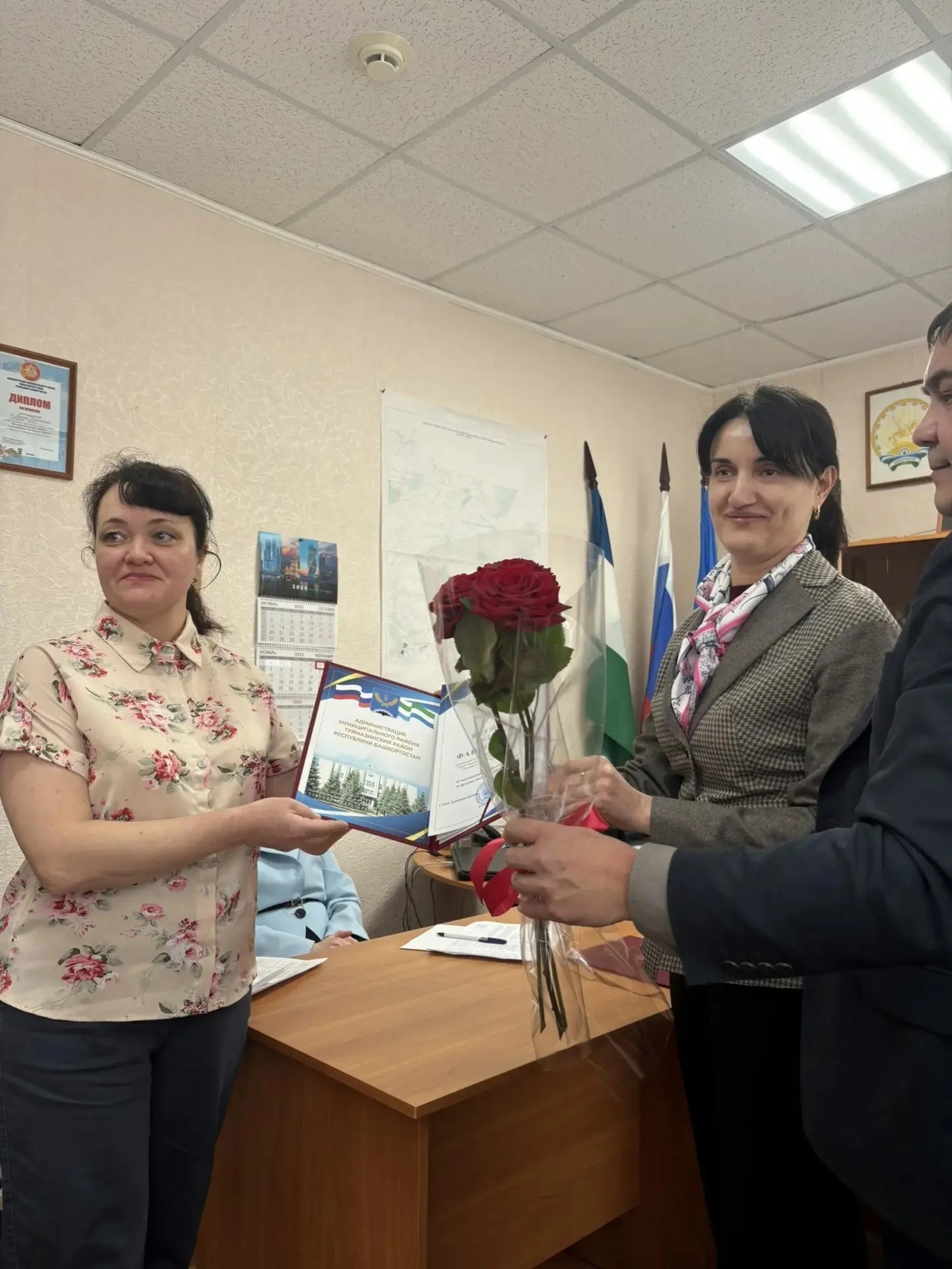 В Туймазах отметили работу специалистов сельского поселения