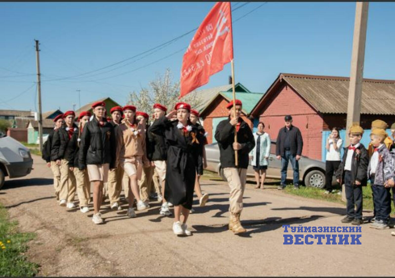 В Туймазах проходят юбилейные парады в честь 80-летия Победы