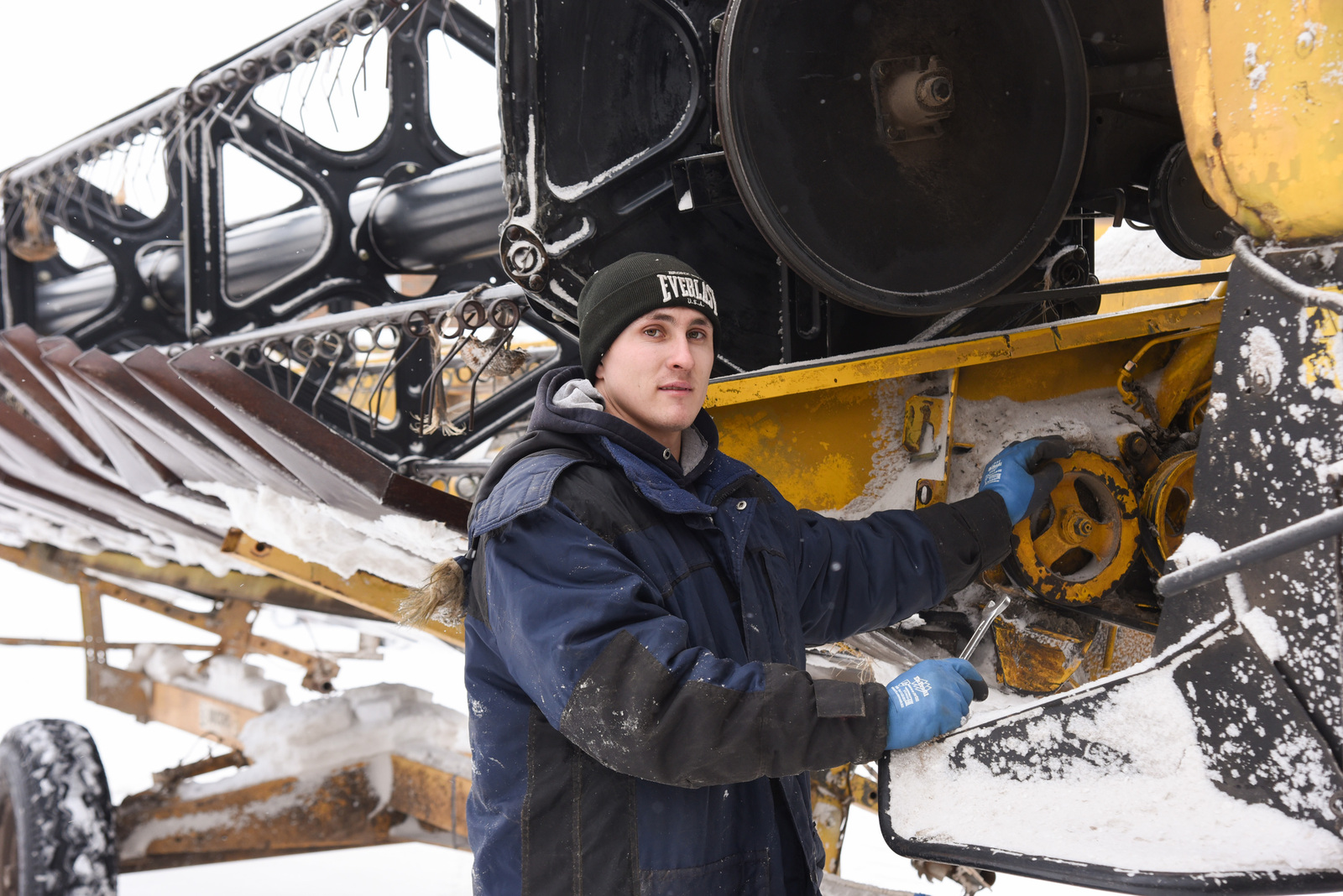 В Туймазах агрофирма убрала подсолнечник зимой