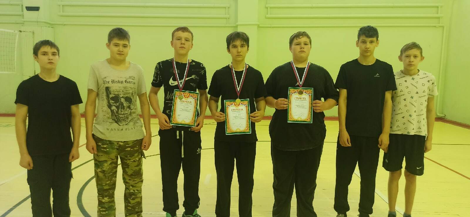 В Туймазинском районе молодежь состязалась в тяжелой атлетике