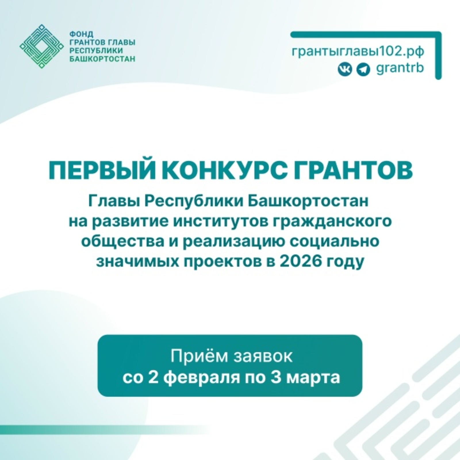 Начался прием заявок на гранты главы Башкирии