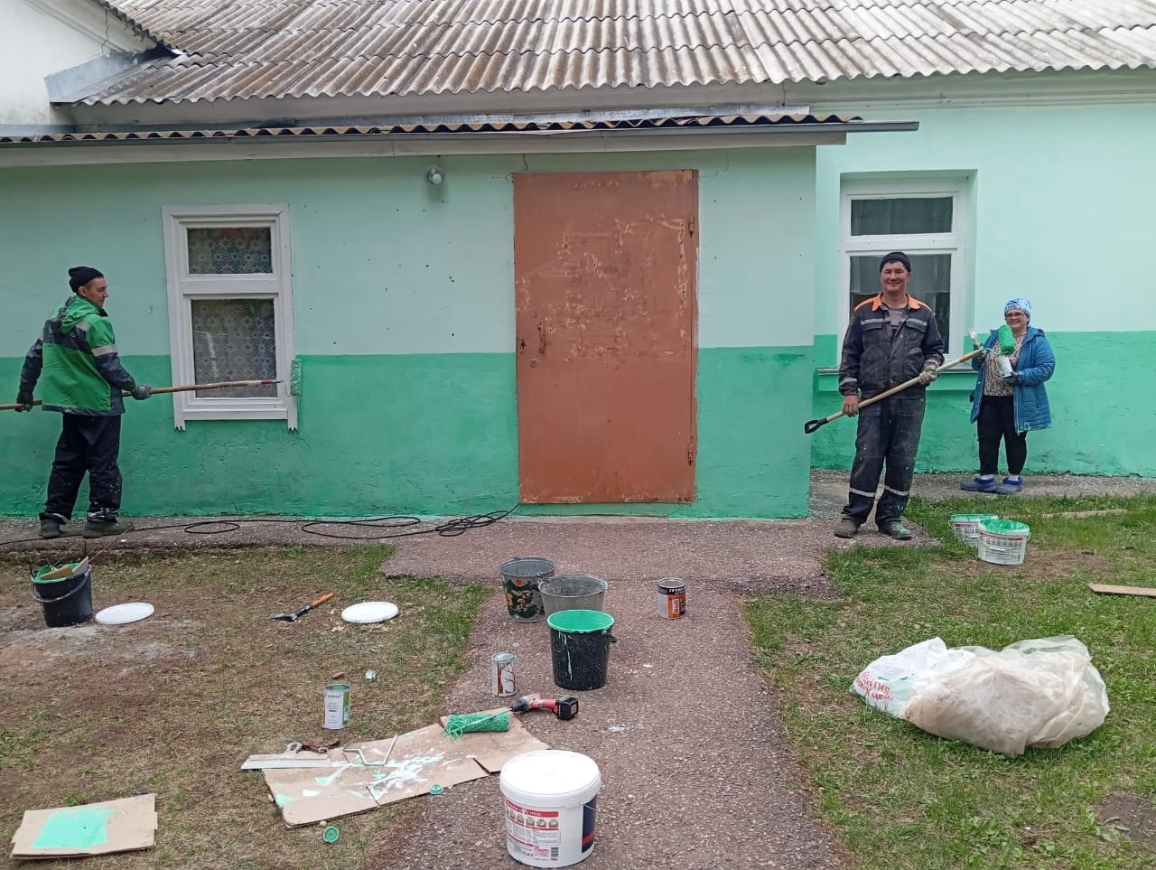 В Туймазинском районе в Доме культуры обновили фасад